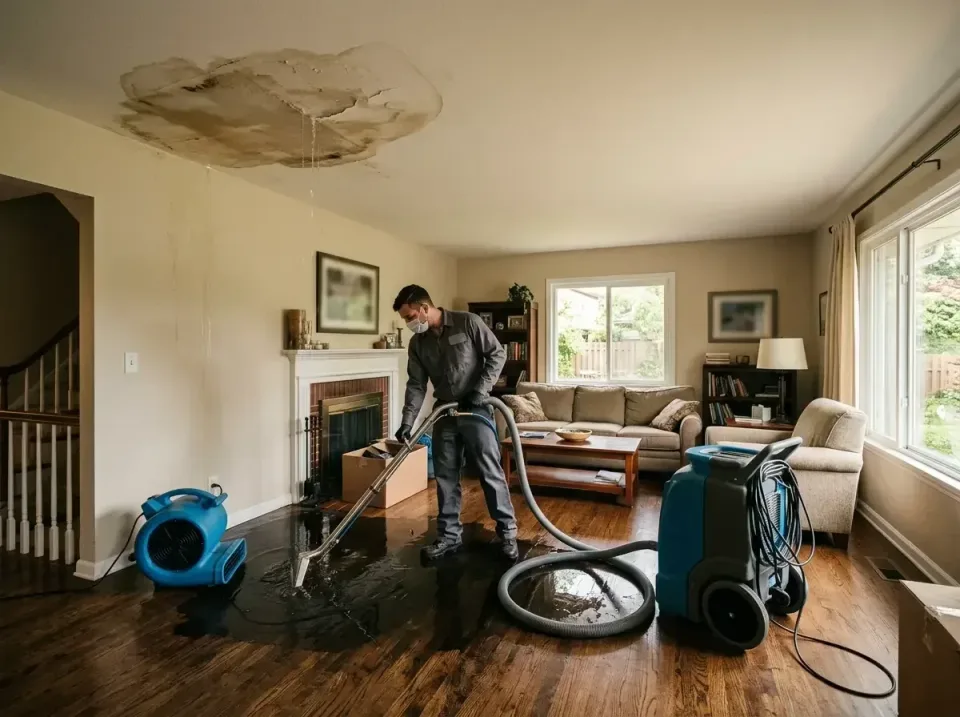 attic-pipe-burst-ceiling-drip-008 — frequently asked questions, Water Damage Restoration & Carpet Care in Montgomeryville, PA
